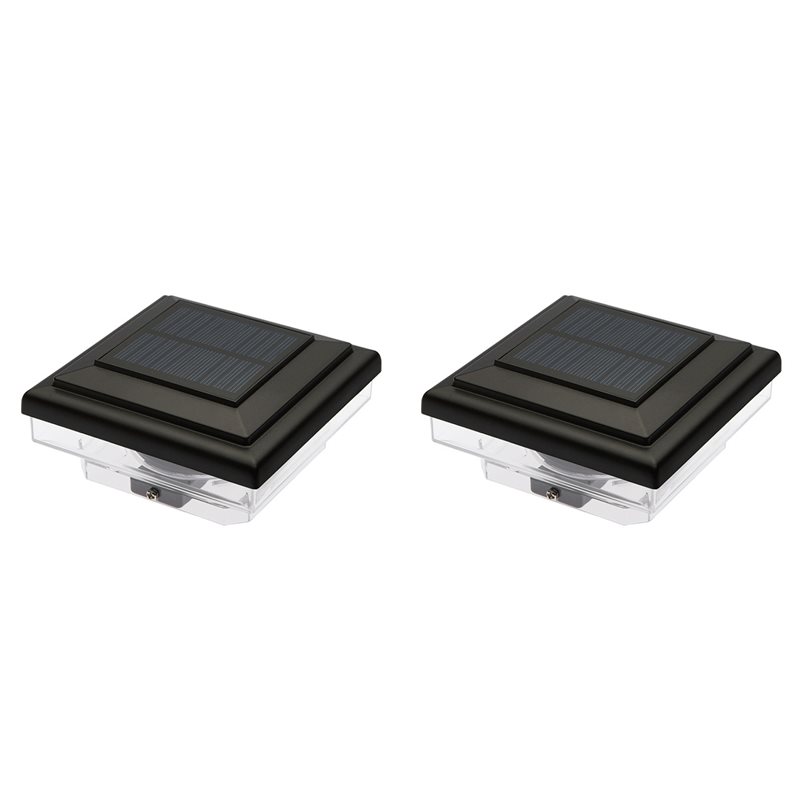 Post Cap Light - B14C 2X Solar Post Cap Light