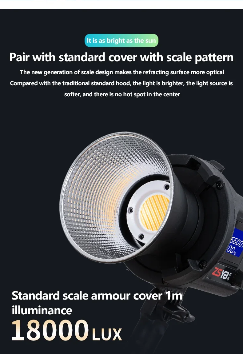 Outdoor Lighting No Wiring - ZSYB CL-60Bi Bi-color LED Light 3200-5600k