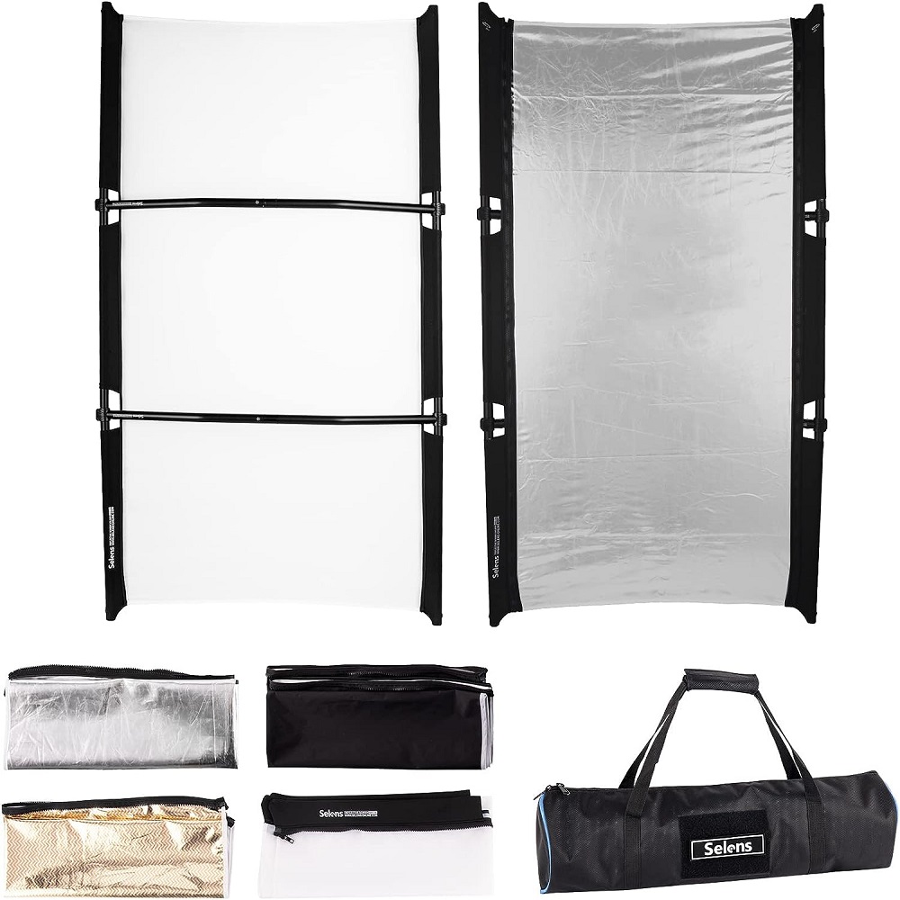 Outdoor Lighting Kit Photography - Selens 7-in-1 Reflector Collapsible Light Diffuser