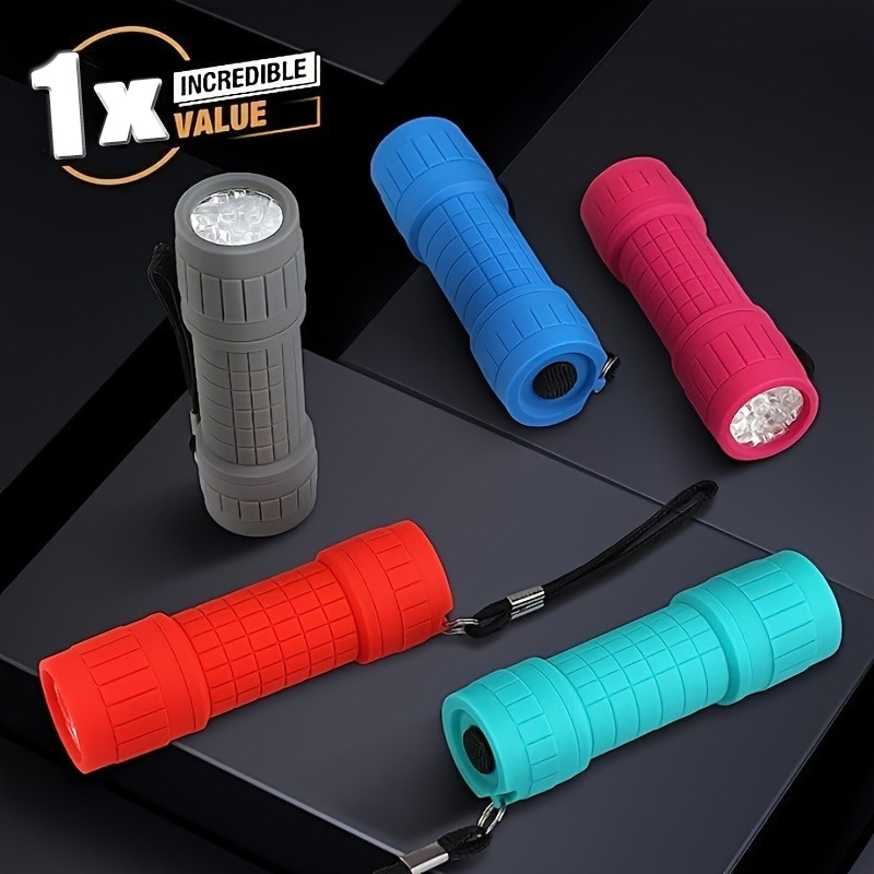 Outdoor Lighting Battery - Mini Portable Flashlight Nine XPE Lamp