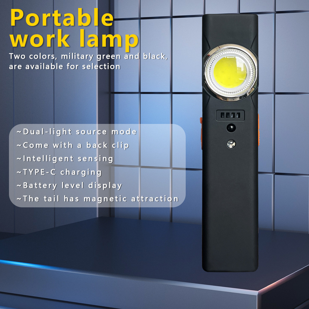 Outdoor Lighting Types - Multi-functional Portable Mini Rechargeable Magnetic Work