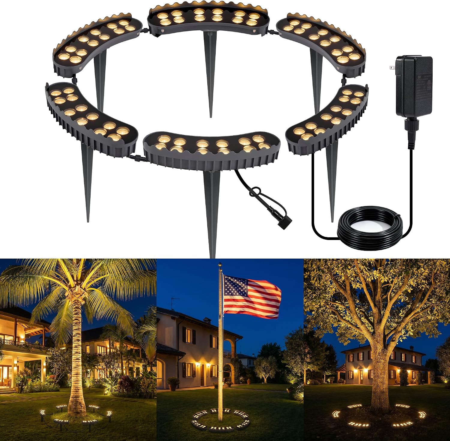 Outdoor Lighting Voltage - Outdoor Ring Tree Lights 6 Pack