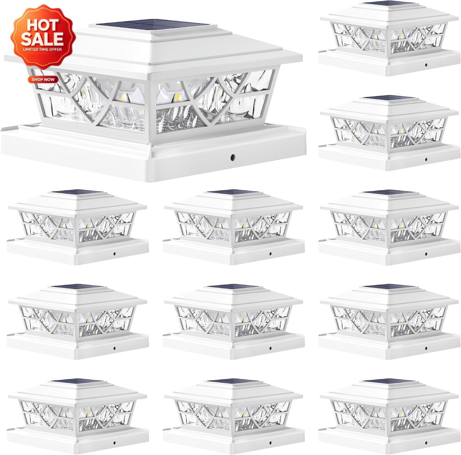 4x4 Post Solar Lights,Solar Po - đánh giá và giá Post Cap Light
