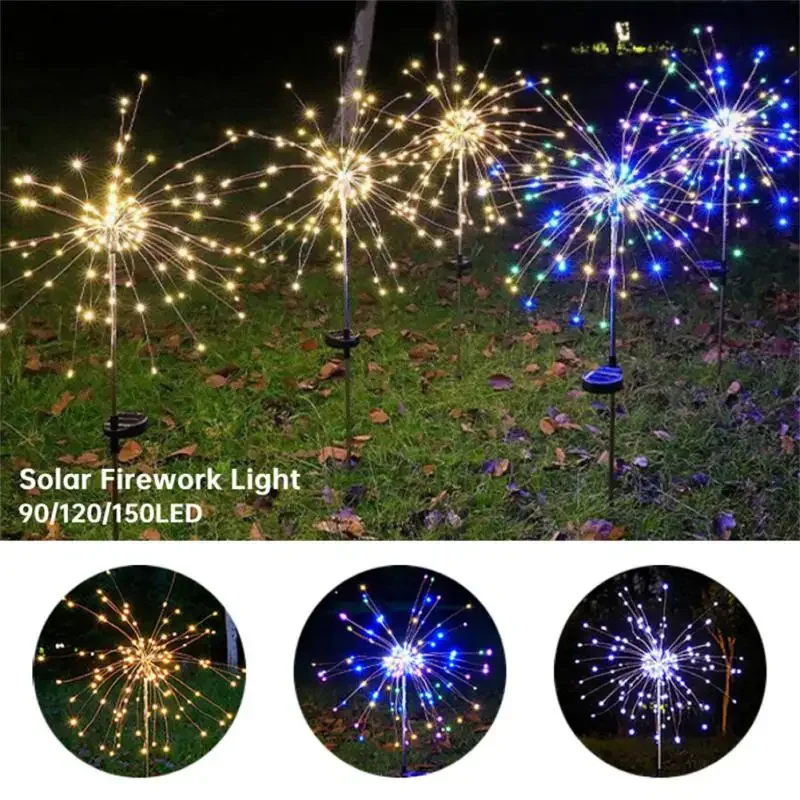 150LED Solar Garden Dandelion  - đánh giá và giá Outdoor Lighting Yard Stakes