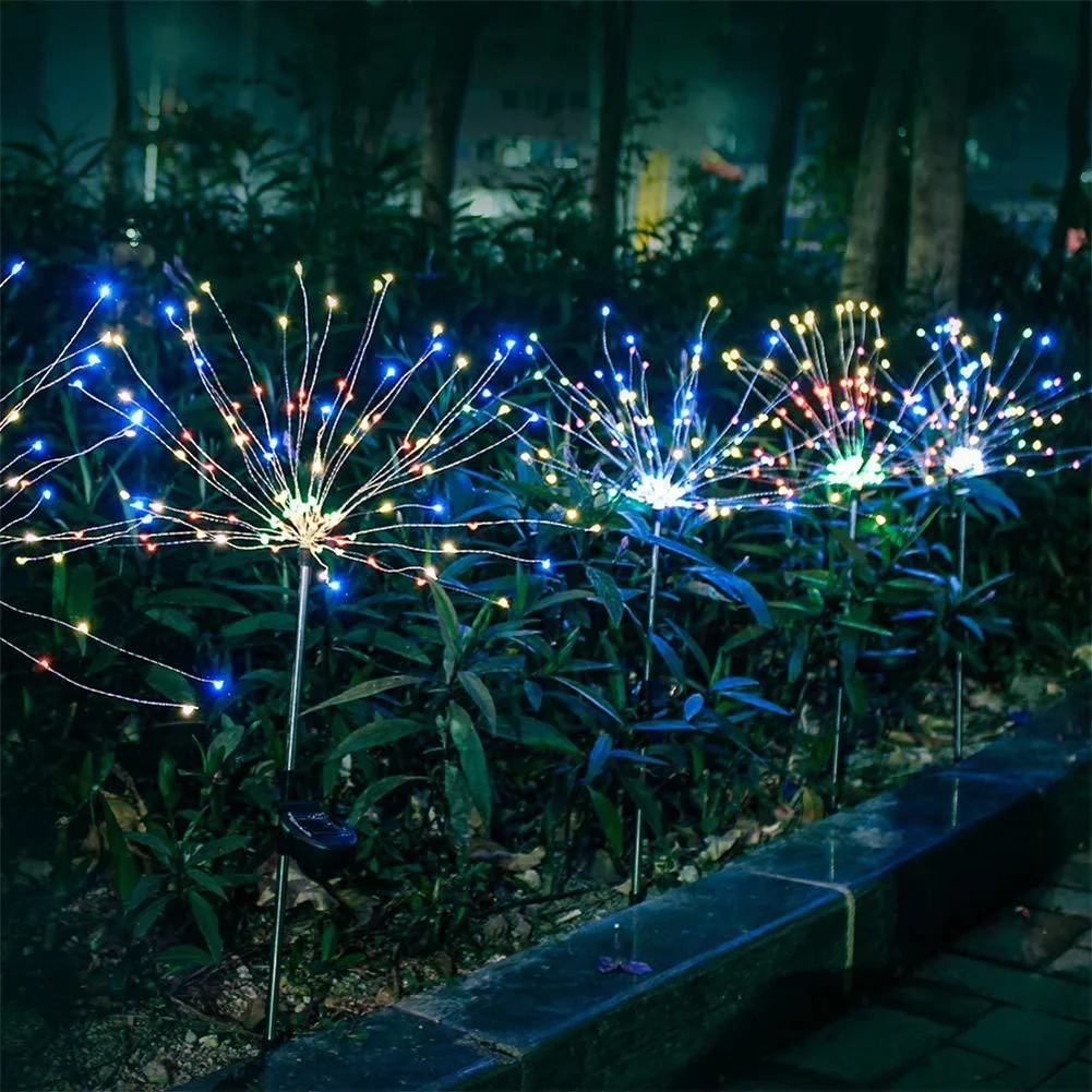 150LED Solar Garden Dandelion  - đánh giá và giá Outdoor Lighting Yard Stakes