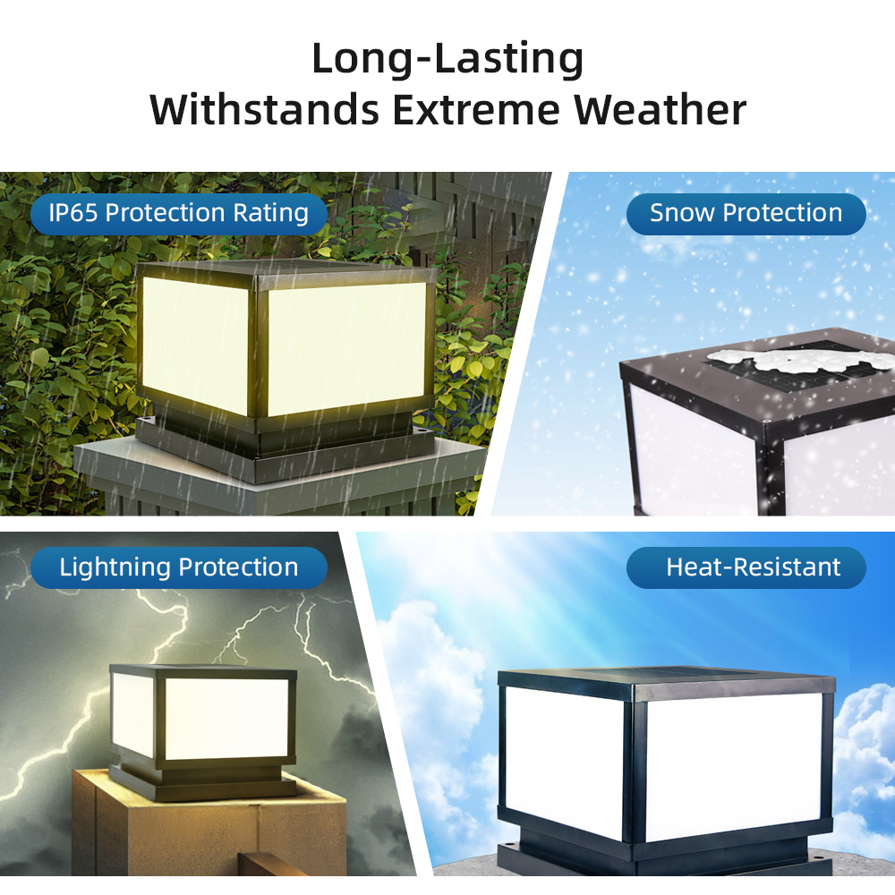 LED Solar Post Cap Lights Outd - đánh giá và giá Post Cap Light