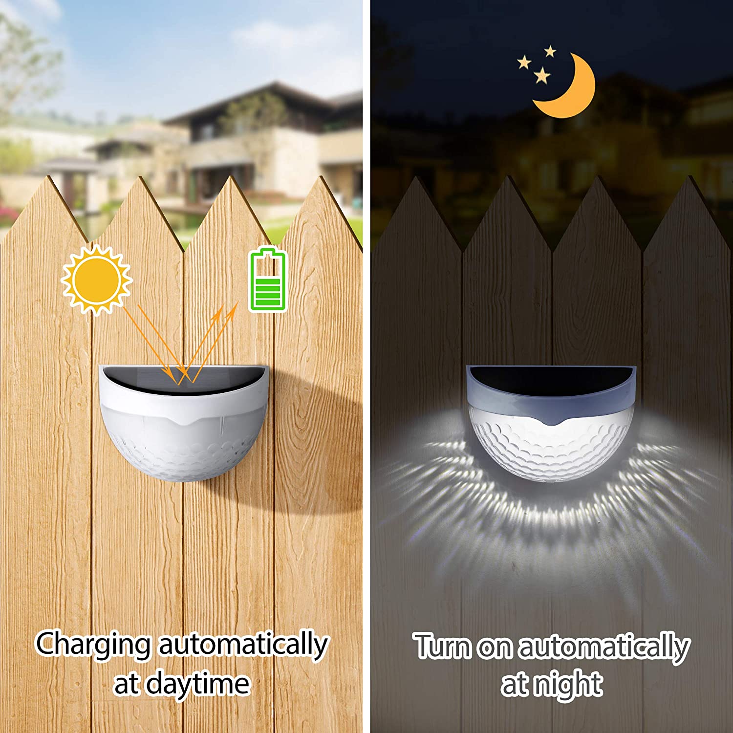LED Solar Light Outdoor Wall L - đánh giá và giá Outdoor Lighting Linear