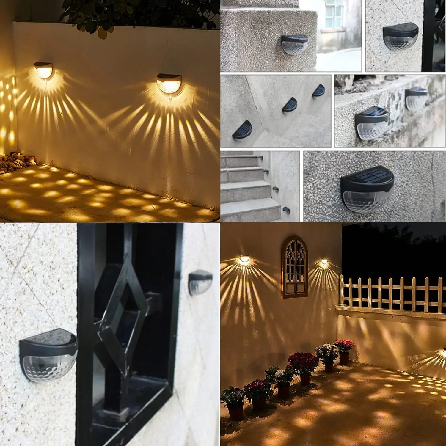 LED Solar Light Outdoor Wall L - đánh giá và giá Outdoor Lighting Linear