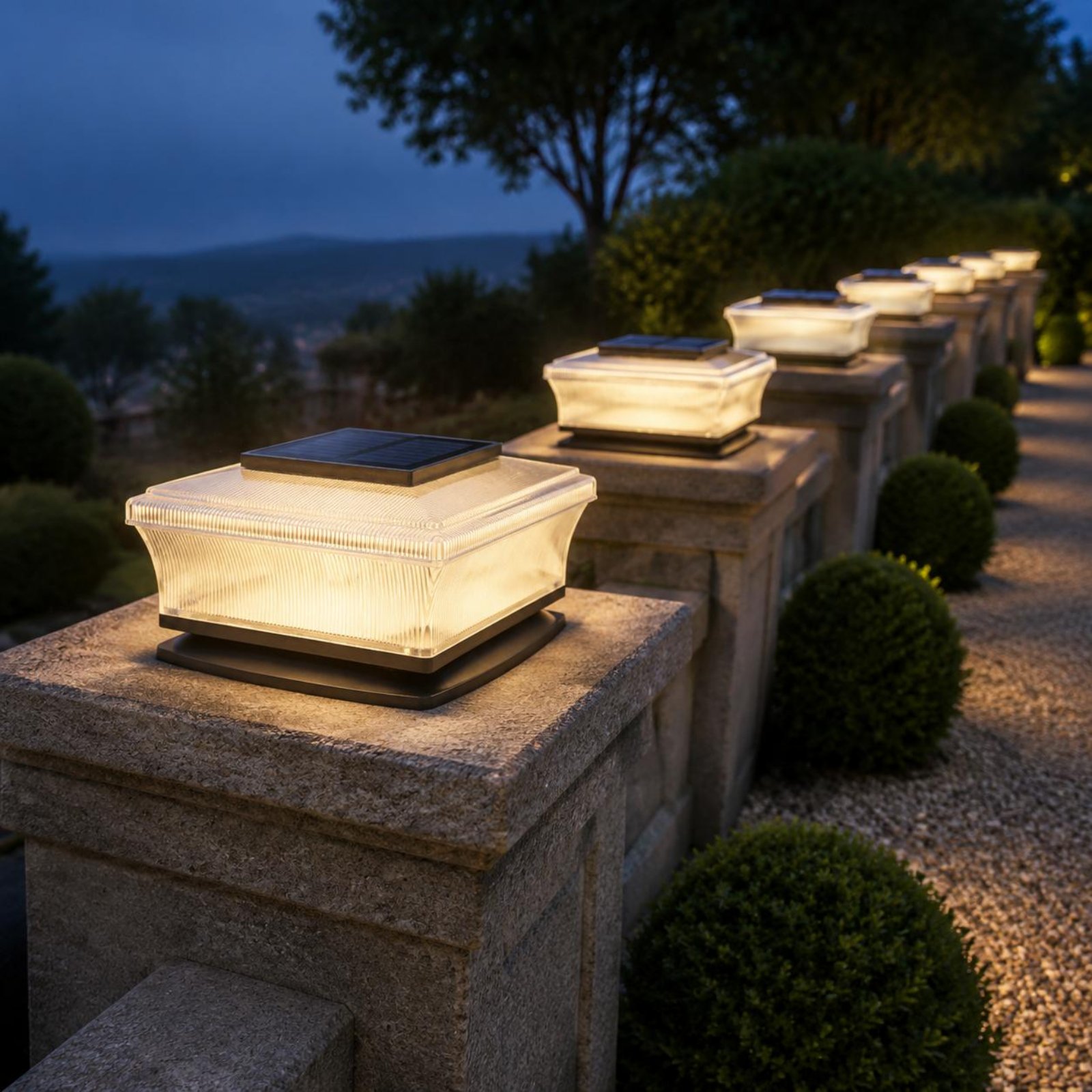 Solar Post Cap Light Wireless  - đánh giá và giá Outdoor Lighting Modern