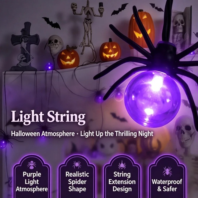Battery Powered Spider LED Str - đánh giá và giá Outdoor Lighting Battery