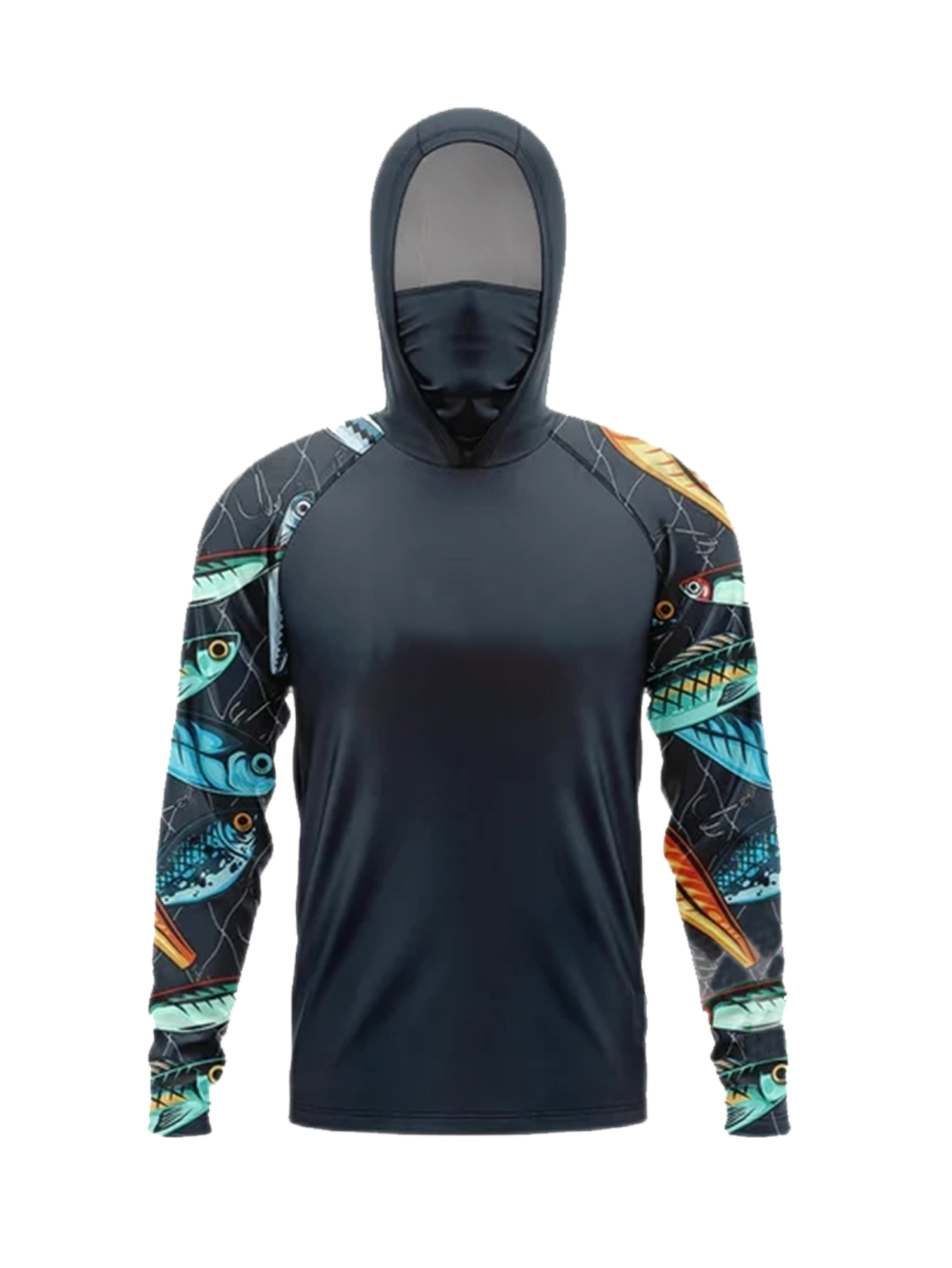 Light Blue Ocean Camo Men Fish - đánh giá và giá Outdoor Lighting Jersey