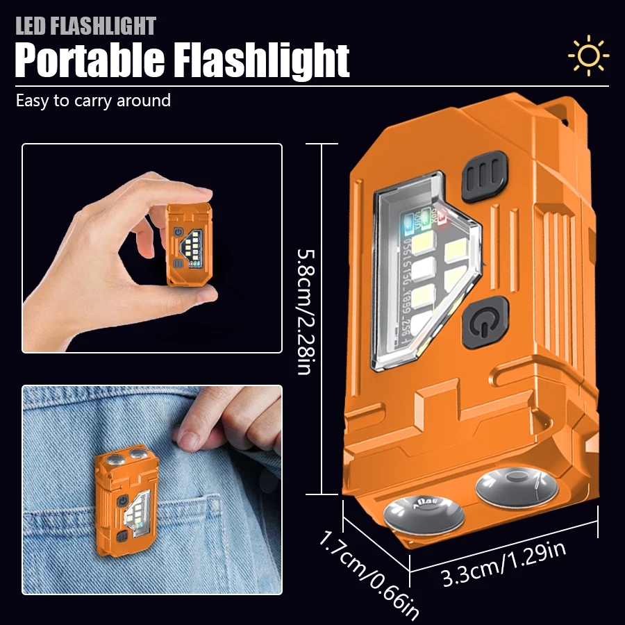 Mini Keychain EDC Flashlight R - đánh giá và giá Outdoor Lighting Types