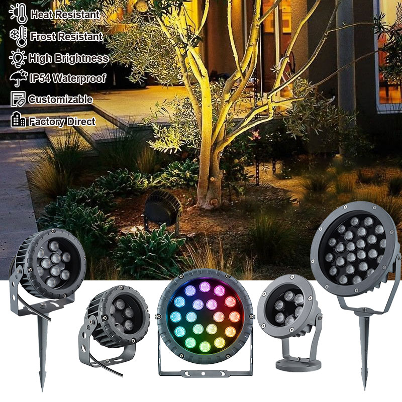 6-24W LED Garden Spotlights IP - đánh giá và giá Outdoor Lighting Voltage