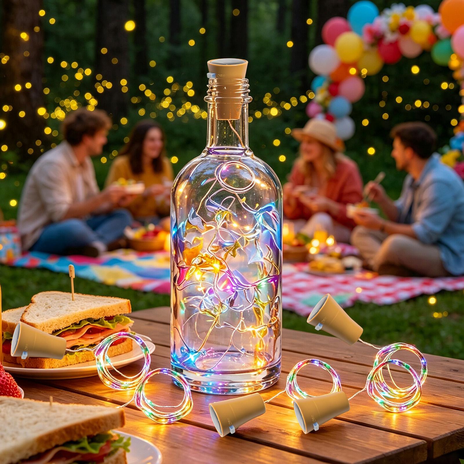 Solar Wine Bottle Lights LED W - đánh giá và giá Solar Fairy String