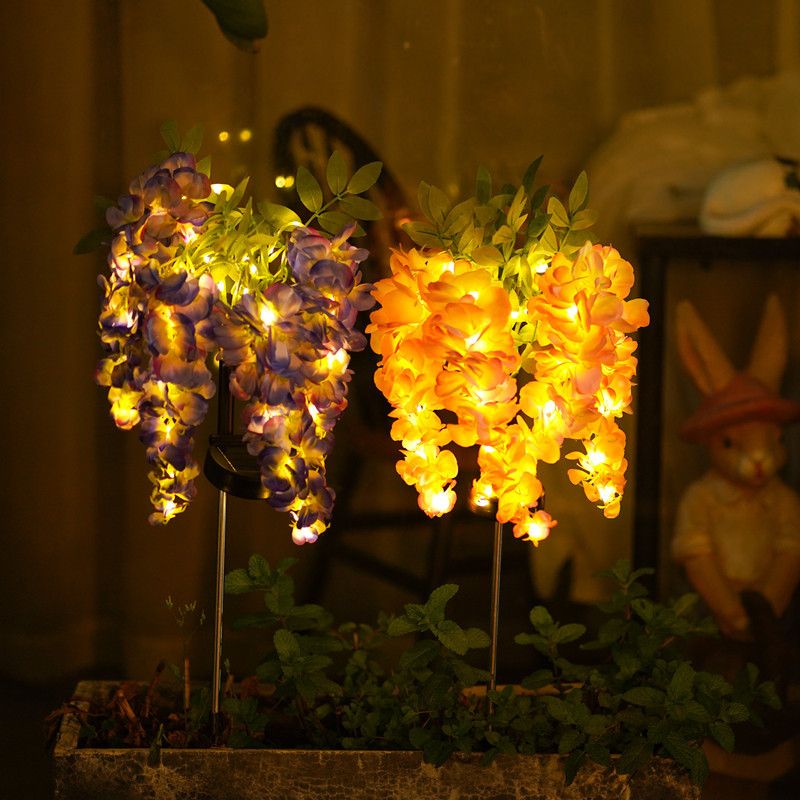 1PC Solar LED Wisteria Light,  - đánh giá và giá Outdoor Lighting Yard Stakes