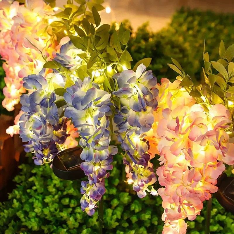 1PC Solar LED Wisteria Light,  - đánh giá và giá Outdoor Lighting Yard Stakes