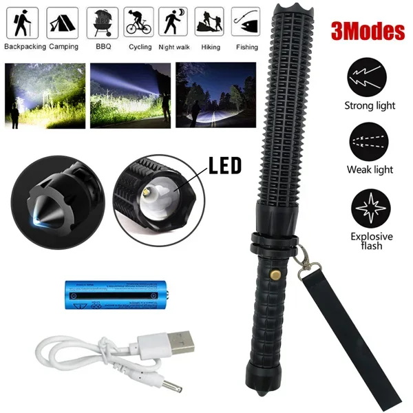 USB Rechargeable LED Flashligh - đánh giá và giá Outdoor Lighting Types