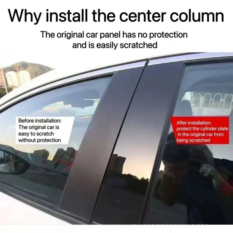 6PCS Car Door Window Center Po - đánh giá và giá Post Cap Light