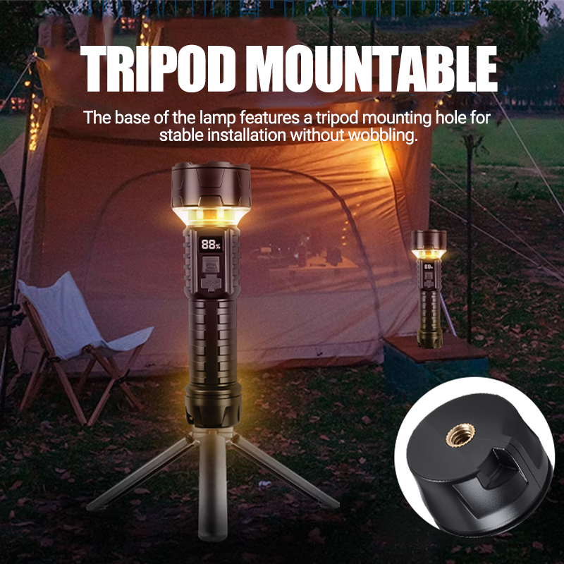 COB LED Flashlight Rechargeabl - đánh giá và giá Outdoor Lighting Types
