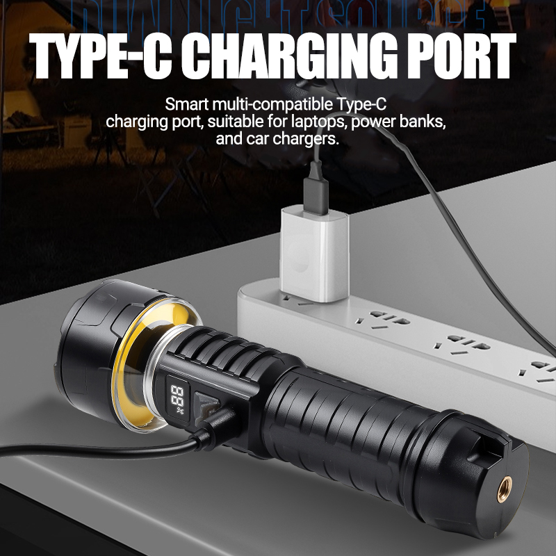 COB LED Flashlight Rechargeabl - đánh giá và giá Outdoor Lighting Types