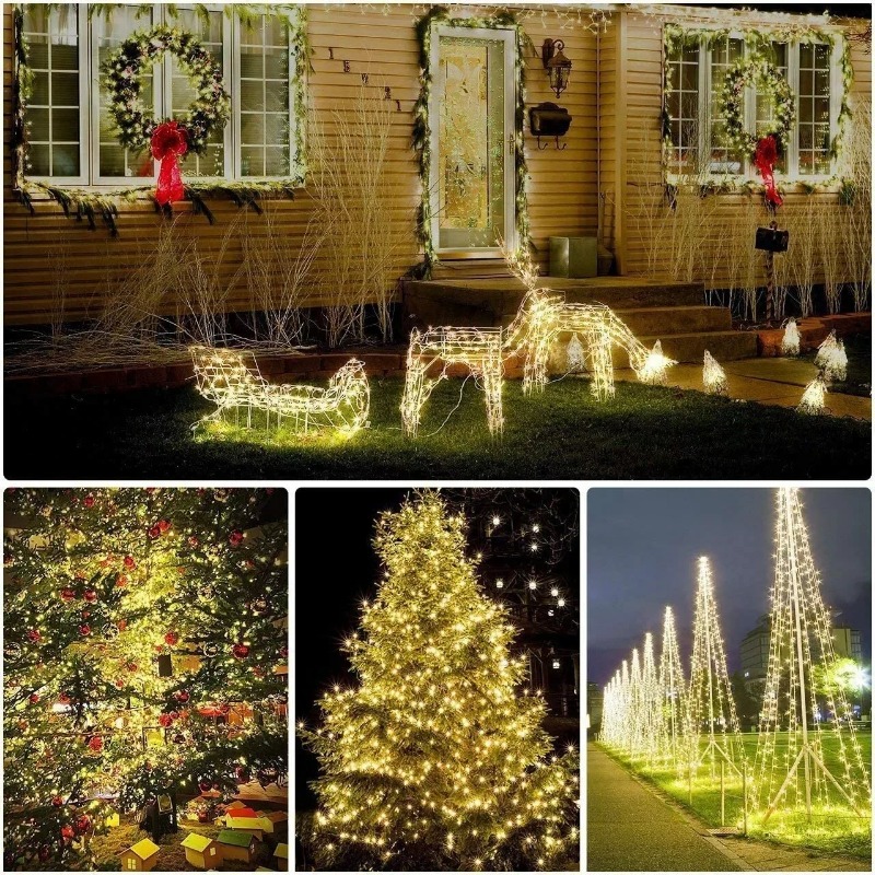 1pc Outdoor Solar String Light - đánh giá và giá Outdoor Lighting No Wiring