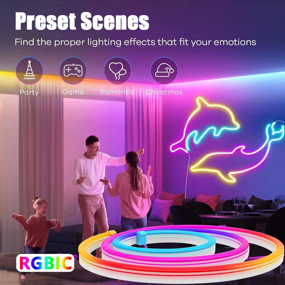 WISCOLOR 24V TUYA WIFI Neon St - đánh giá và giá Outdoor Lighting Linear