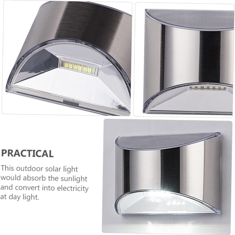 2Pcs Solar Garden Light Stainl - đánh giá và giá Outdoor Lighting Linear