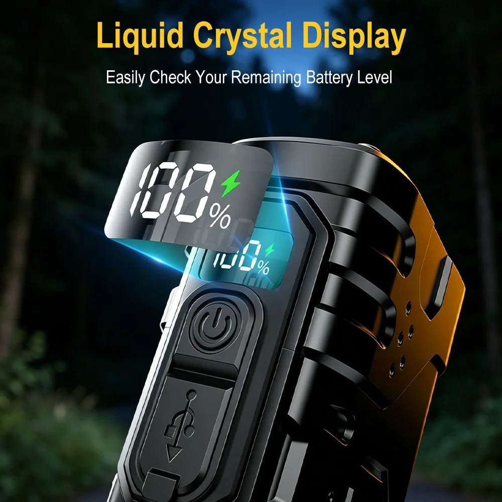 BORUIiT Hand Crank EDC LED Fla - đánh giá và giá Outdoor Lighting Junction Box