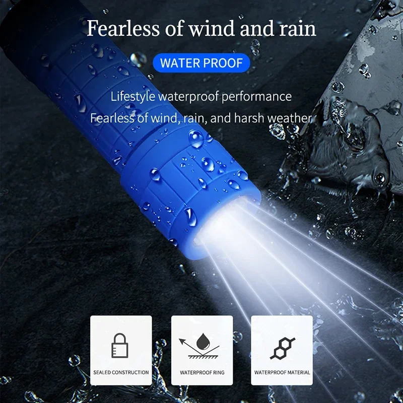 Mini Portable Flashlight Nine  - đánh giá và giá Outdoor Lighting Battery