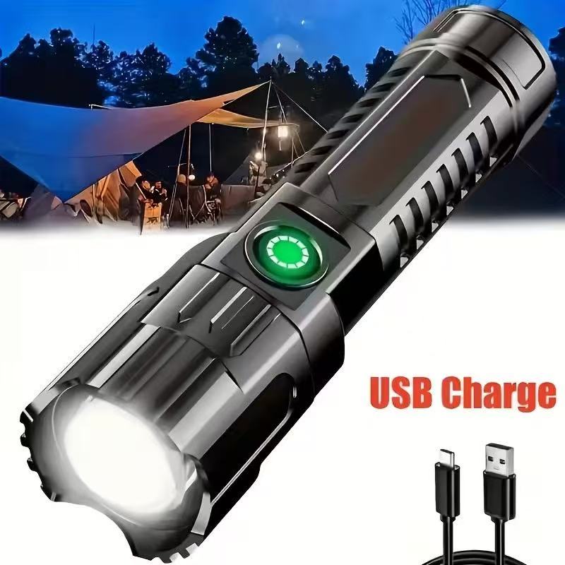 New High-power Led Flashlight  - đánh giá và giá Outdoor Lighting Battery
