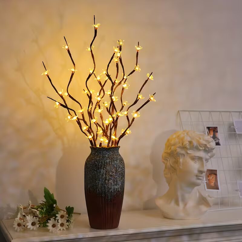 1/2PC 20LED Cherry Blossom Tre - đánh giá và giá Outdoor Lighting Battery