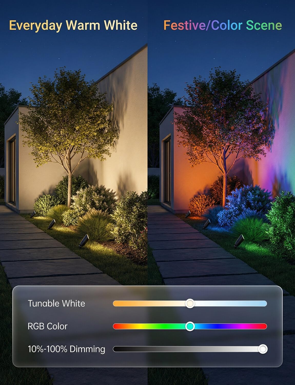 Low Voltage Outdoor RGBCW Land - đánh giá và giá Outdoor Lighting Voltage