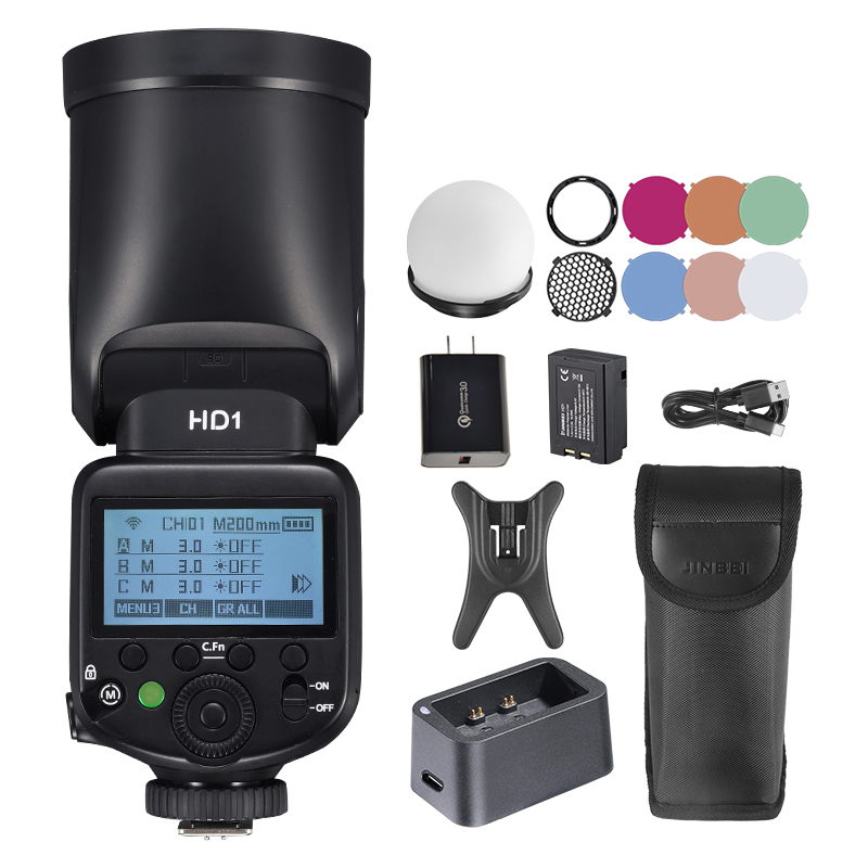 JINBEI HD-1 Camera Flash Light - đánh giá và giá Outdoor Lighting Kit Photography