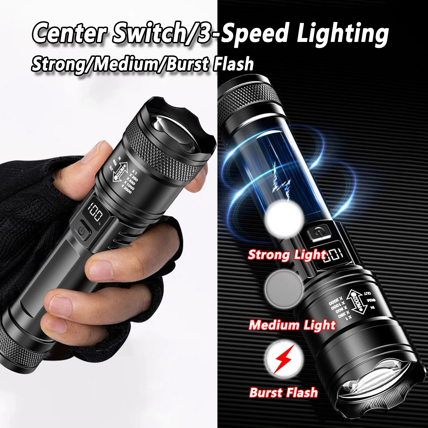 Ultra Bright LED Flashlight 20 - đánh giá và giá Outdoor Lighting Types