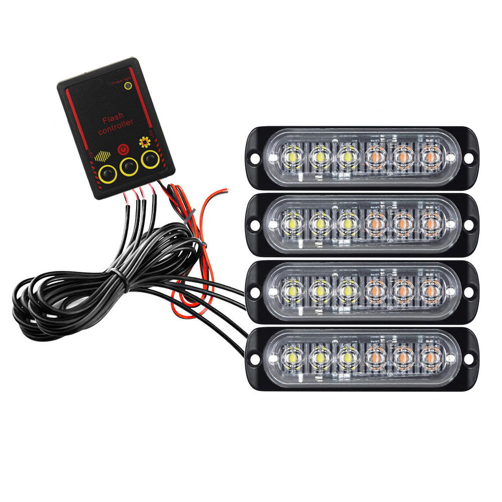 Car Front Grille Lighting 12V  - đánh giá và giá Outdoor Lighting Yellow