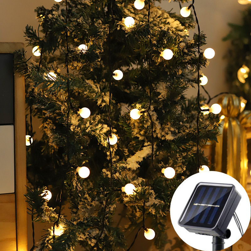 100LED Ball Garland Fairy Ligh - đánh giá và giá Solar Fairy String