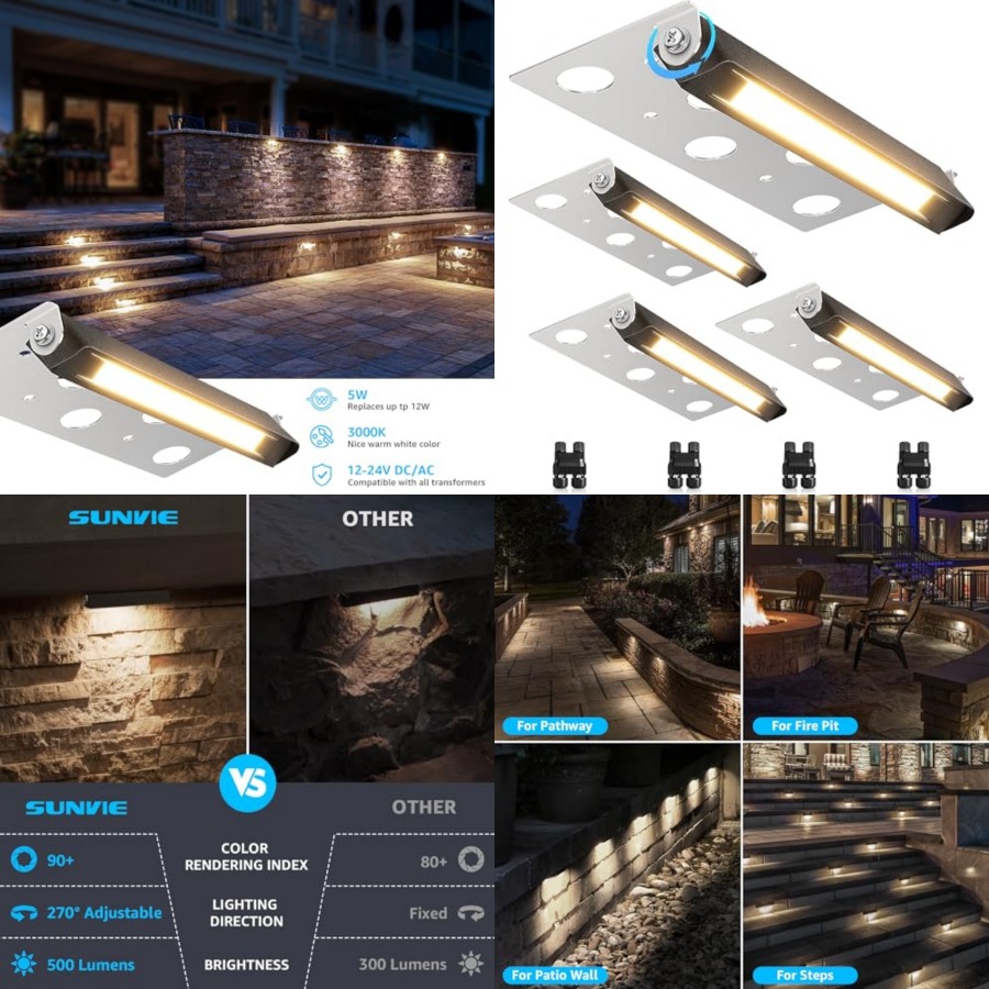 7 Inch Hardscape Lighting 5W L - đánh giá và giá Outdoor Lighting Voltage