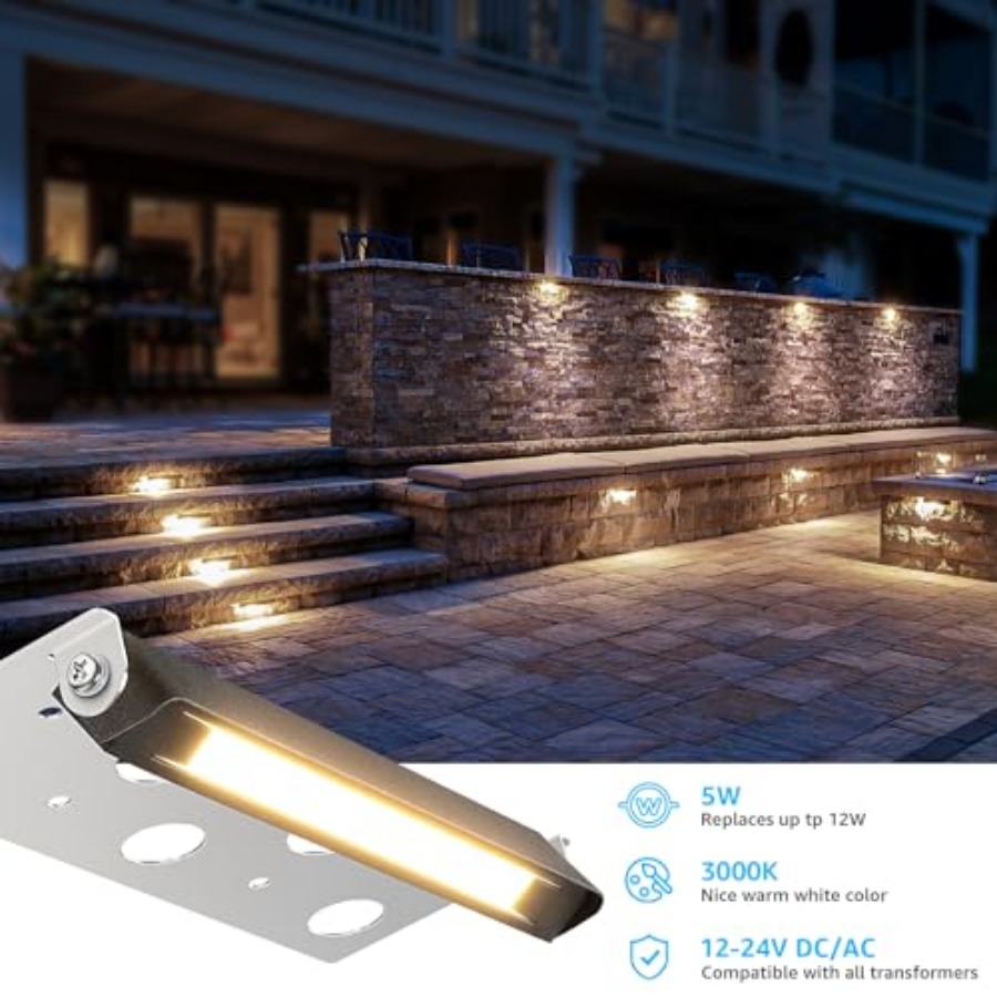 7 Inch Hardscape Lighting 5W L - đánh giá và giá Outdoor Lighting Voltage