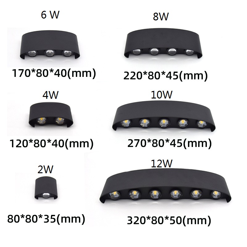 Đèn Led Hiện Đại Đèn Tường Ngo - đánh giá và giá Outdoor Lighting Linear