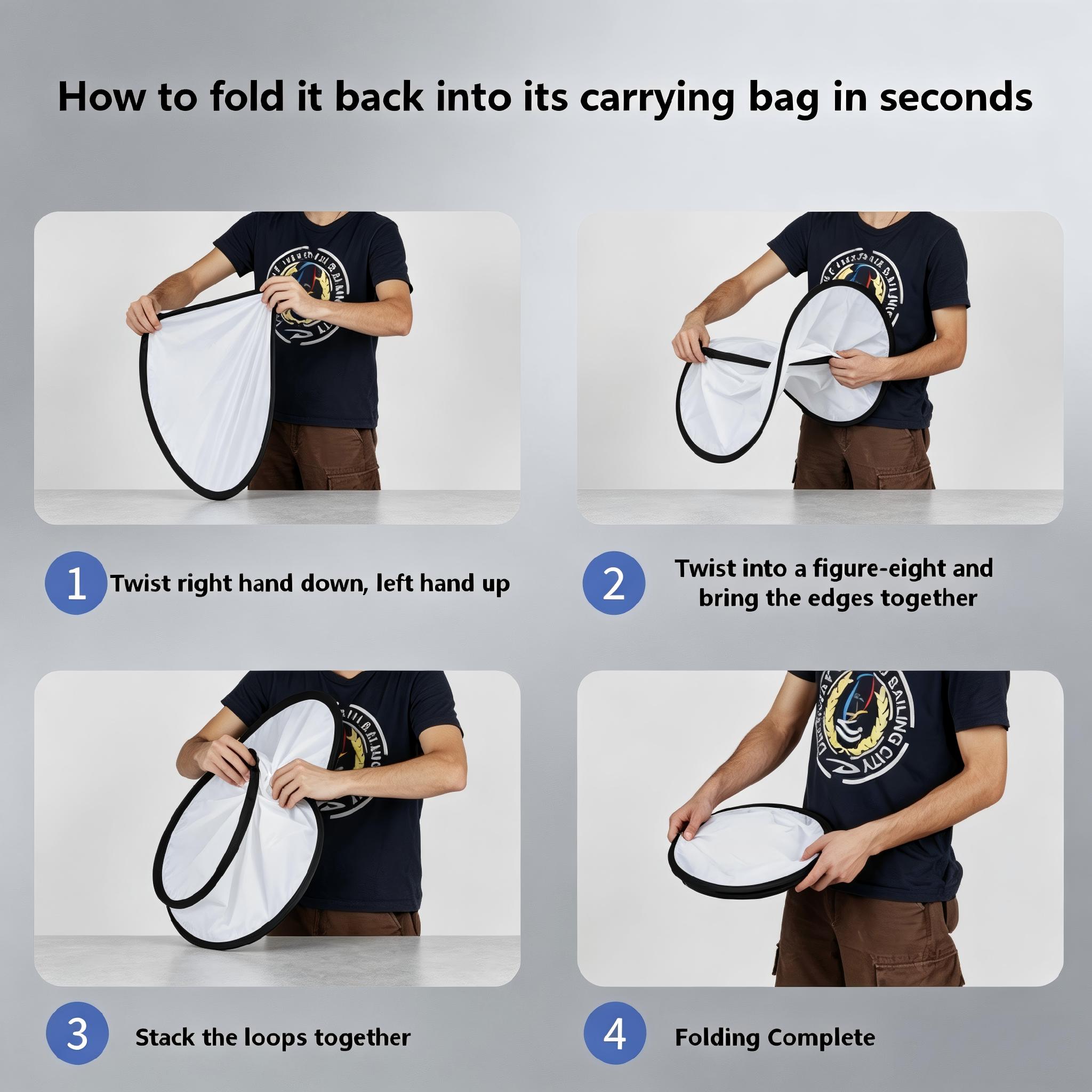 Photography Reflector 2 In 1 L - đánh giá và giá Outdoor Lighting Kit Photography